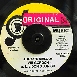 Vin Gordon - Today's Melody  /  Mighty Cloud Band - Version
