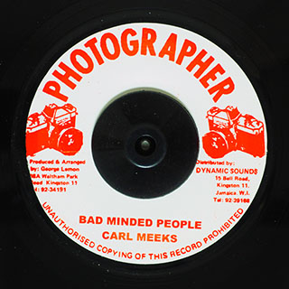 Carl Meeks - Bad Minded People  /  Version