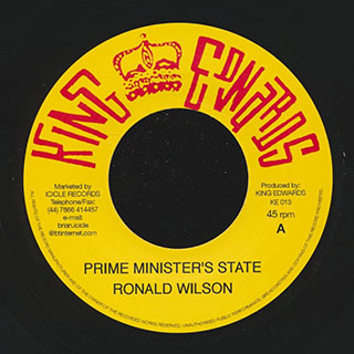 Ronald Wilson - Prime Minister's State  /  The Upsetters - Strange Country