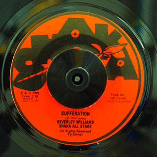 Beverley Williams - Sufferation  /  Shaka All Stars - Jam Tone Dub