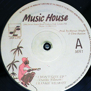 Frankie Wilmott - I Won't Give Up  /  Version