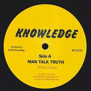 Knowledge - Man Talk Truth (Extended Mix)  /  Knowledge - Let Us All (Extended Mix)