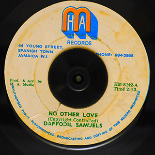 Daffodil Samuels - No Other Love  /  Mudie's All Stars - Version
