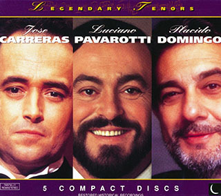 Jos Carreras, Luciano Pavarotti, Placido Domingo - Legendary Tenors
