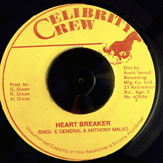 Bingie General, Anthony Malvo - Heart Breaker  /  Turbo Crew - Version