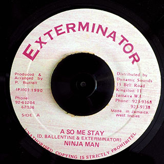 Ninjaman - A So Me Stay  /  Version