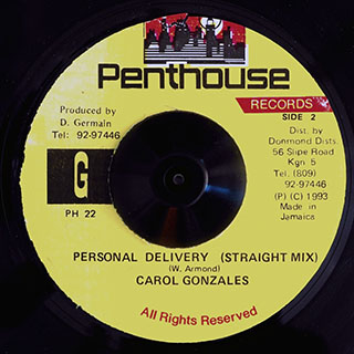 Carol Gonzales - Personal Delivery (straight Mix)  /  Carol Gonzales - Personal Delivery (dance Mix)