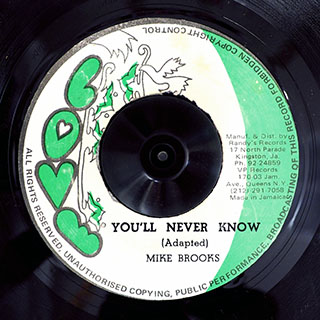 Mike Brooks - You'll Never Know  /  Version
