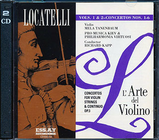 Pietro Locatelli - L' Arte De Violino Vols. 1 & 2 Concertos Nos. 1-6 Conductor Richard Kapp