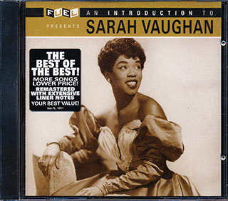 Sarah Vaughan - An Introduction To Sarah Vaughan