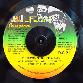 Carlton Livingston - Deh Pon Street Again  /  Fragga Ranks - Thank You