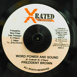 Prezident Brown - Word Power And Sound  /  Version