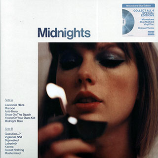 Taylor Swift - Midnights (Moonstone Blue Marbled Vinyl Edition)
