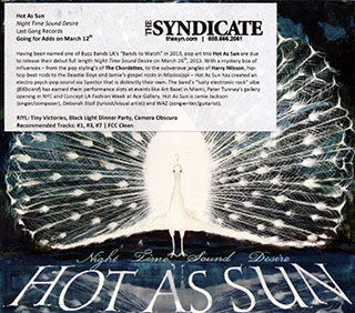 Hot As Sun - Night Time Sound
