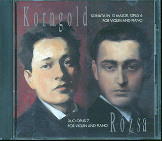 Rozsa Korngold  - Duo Opus 7 For Violin And Piano