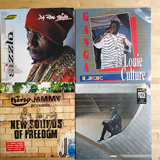 Chronixx, Dre Island, Kabaka Pyramid, Busy Signal, Sizzla, Alborosie, Etc. - Lot #288400: 4 Vinyl LPs With Dented Jacket Corners (NEW/SEALED)
