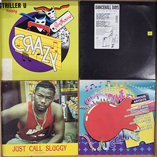Sluggy, Nitty Gritty, Johnny Osbource, Thriller U - Lot #288453: 4 USED Reggae Vinyl LPs