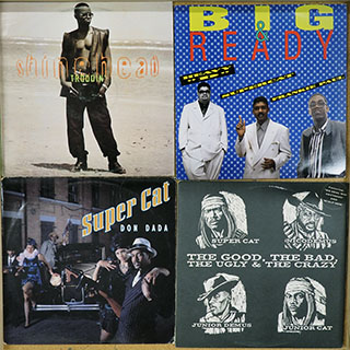 Supercat, Nicodemus, Jr. Cat, Shinehead - Lot #288478: 4 USED Reggae Vinyl LPs