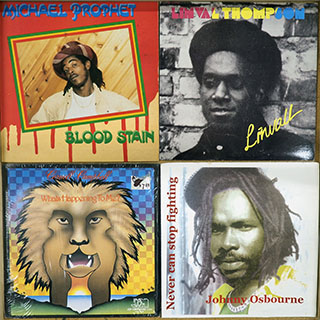 Cornell Campbell, Linval Thompson, Johnny Osbourne, Michael Prophet - Lot #288482: 4 USED Reggae Vinyl LPs