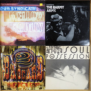 Adrian Sherwood, Annie Anxiety, 2Badcard, Dub Syndicate, The Barmy Army - Lot #288610: 4 USED Reggae Vinyl