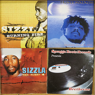 Sizzla, Prince Malachi, Edi Fitzroy, Admiral Tibet, Etc. - Lot #288618: 4 USED Reggae Vinyl