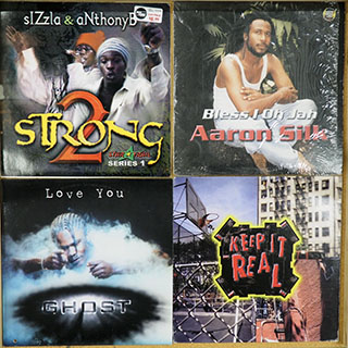 Sizzla, Anthony B, Ghost, Aaron Silk, Jr. Reid, Fred Locks, Yami Bolo, Etc. - Lot #288621: 4 USED Reggae Vinyl
