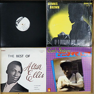Alton Ellis, Dennis Brown, Earl Sixteen - Lot #288640: 4 USED Reggae Vinyl