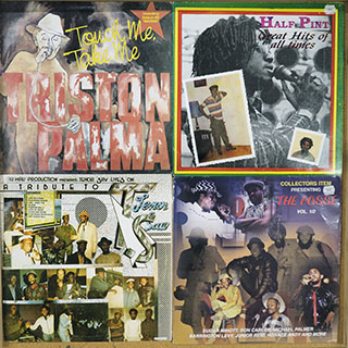 Tenor Saw, Triston Palmer, Half Pint, Sugar Minott, Trevor Jr., Don Carlos, Jr. Reid, Tony Tuff, Etc. - Lot #288642: 4 USED Reggae Vinyl