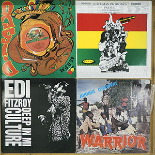 Linval Thompson, Danny Mangaroo, Edi Fitzroy, Johnny Osbourne - Lot #288651: 4 USED Reggae Vinyl