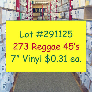 Fred Locks, Garnett Silk, Lutan Fyah, Ras Shiloh, Queen Ifrica, Etc. - Lot #291125: Collection Of 273 7 Inch 45's (NEW)