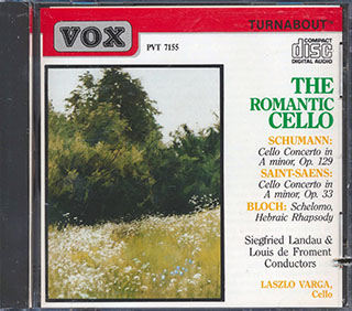 Schumann, Saint-Saens, Bloch - The Romantic Cello