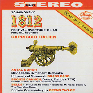 Tchaikovsky, Capriccio Italien, Antal Dorati, Etc. - 1812 Festival Overture, Op. 49