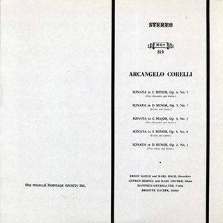 Arcangelo Corelli - Corelli: Sonatas For Various Instruments With Guitar