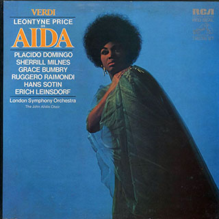 Verdi, Leontyne Price, Placido Domingo, Sherrill Milnes, Grace Bumbry, Ruggero Raimondi, Hans Sotin, Erich Leinsdorf, London Symphony Orchestra, The John Alldis Choir - Aida