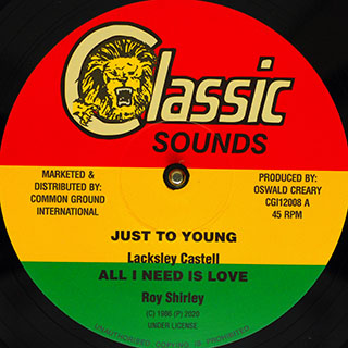 Lacksley Castell - Just Too Young; Roy Shirley - All I Need Is Love  /  Lascelles Douglas - Once Bitten