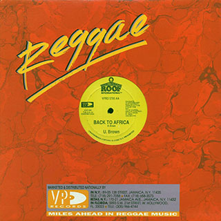 U Brown - Back To Africa  /  Stan Rick - Live Up