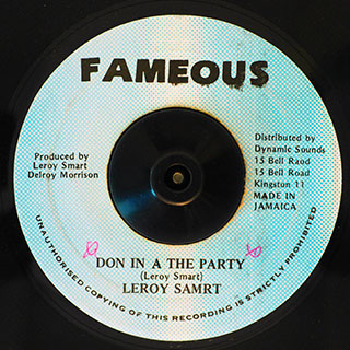 Leroy Smart - Don In A The Party  /  Version
