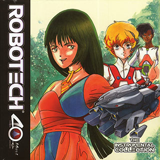 Various - Robotech: The Instrumental Collection (Coke Bottle Clear/Blue & White Splatter + Black/Grey Merge/Red Blob Colored Vinyl Edition)